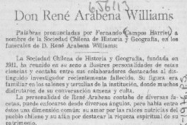 Don René Arabena Williams.