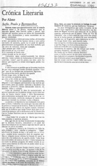 Soffia, Prado y Barrenechea.  [artículo] Alone.