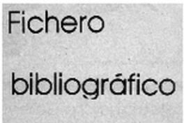 Fichero bibliográfico