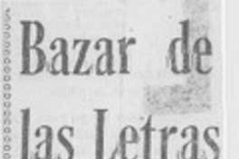 Bazar de las letras