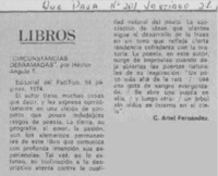 "Circunstancias derramadas"