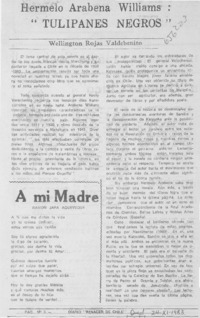 Hermelo Arabena Williams: "Tulipanes negros"