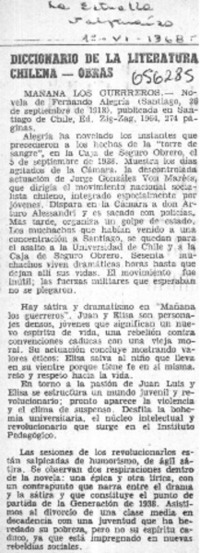 Diccionario de la literatura chilena-obras.  [artículo]