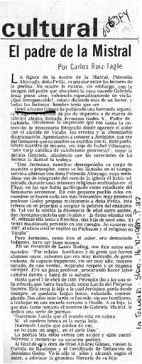 El padre de la Mistral