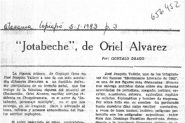 "Jotabeche", de Oriel Alvarez.  [artículo]
