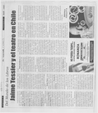 Jaime Tessier y el teatro en Chile.