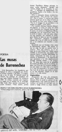 Las musas de Barrenechea  [artículo] R. G. G.