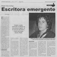 Escritora emergente