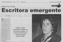 Escritora emergente