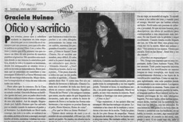 Oficio y sacrificio