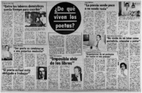 ¿De qué viven los poetas?.