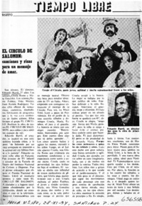 El círculo de Salomón.  [artículo]