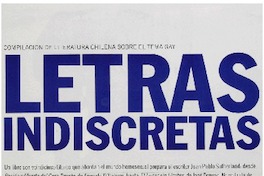 Letras indiscretas