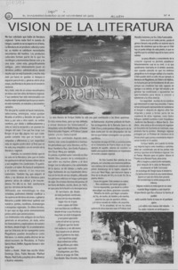 Visión de la literatura.