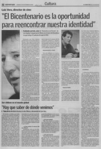 El Bicentenario es la oportunidad para reencontrar nuestra identidad.