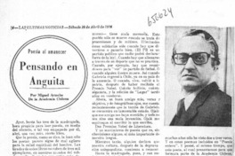 Pensando en Anguita  [artículo] Miguel Arteche.