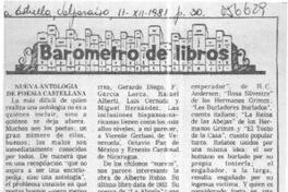 Nueva antología de poesía castellana  [artículo] Claudio Solar.