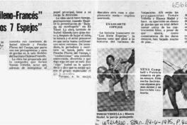 En el "Chileno-Francés" reviven "Los 7 espejos"  [artículo]