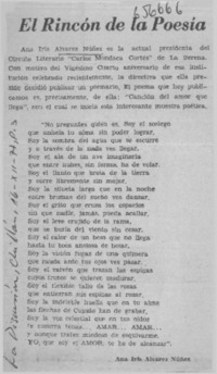El rincón de la poesía.  [artículo]