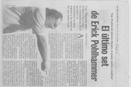 El último set de Erick Pohlhammer