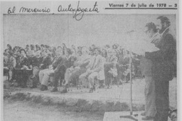 Monolito en homenaje a Pedro de la Barra en la U. de Chile.  [artículo]