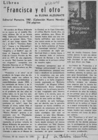 Francisca y el otro  [artículo]