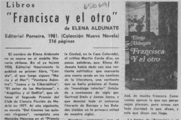 Francisca y el otro  [artículo]