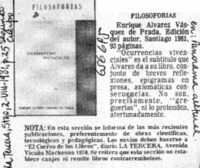 Filosoforias.  [artículo]