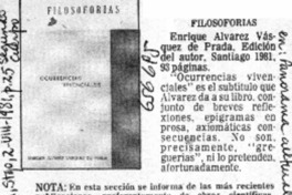 Filosoforias.  [artículo]