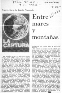 Entre mares y montañas  [artículo] G H