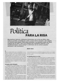 Política para la risa.