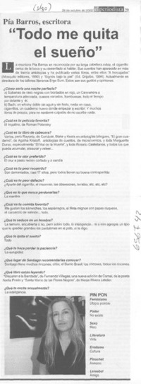 Todo me quita el sueño