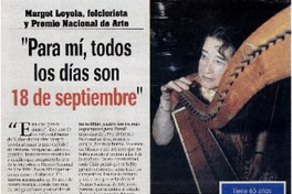 Para mi, todos los días son 18 de septiembre
