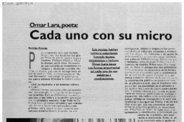 Cada uno con su micro