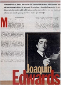 Joaquín Edwards Bello, el testigo indiscreto