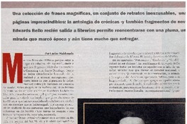 Joaquín Edwards Bello, el testigo indiscreto
