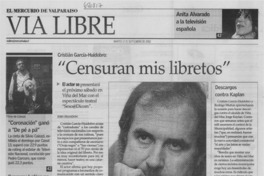 Censuran mis libretos