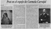 Prat en el espejo de Carmela Carvajal