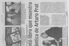 Armada presentó libro que muestra la faceta romántica de Arturo Prat.