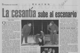 La cesantía sube al escenario