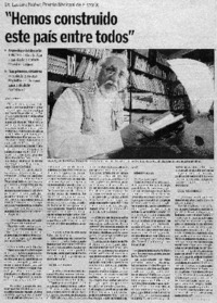 Hemos construido este país entre todos