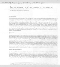 Indagatório poético