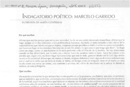 Indagatório poético