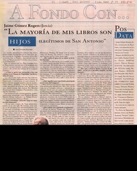 "Me cansé de ser como era"