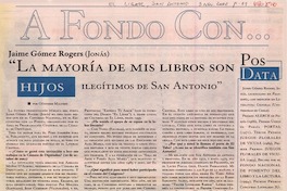 "Me cansé de ser como era"