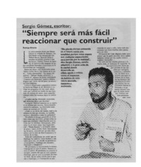 Siempre será más fácil reacionar que construir