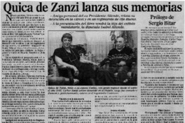 Quica de Zanzi lanza sus memorias