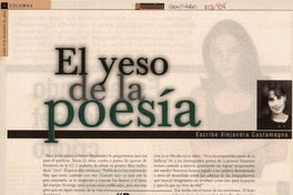 El Yeso de la poesía