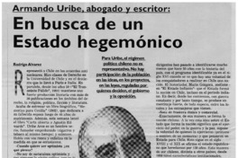 En busca de un estado hegemónico