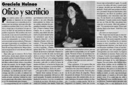 Oficio y sacrificio